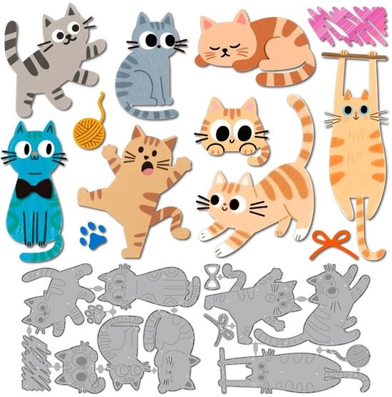 Kit di stampe per scrapbooking - Stans 

Dimensioni: 144x110mm/134x110mm 
Material: Carbon Staal
