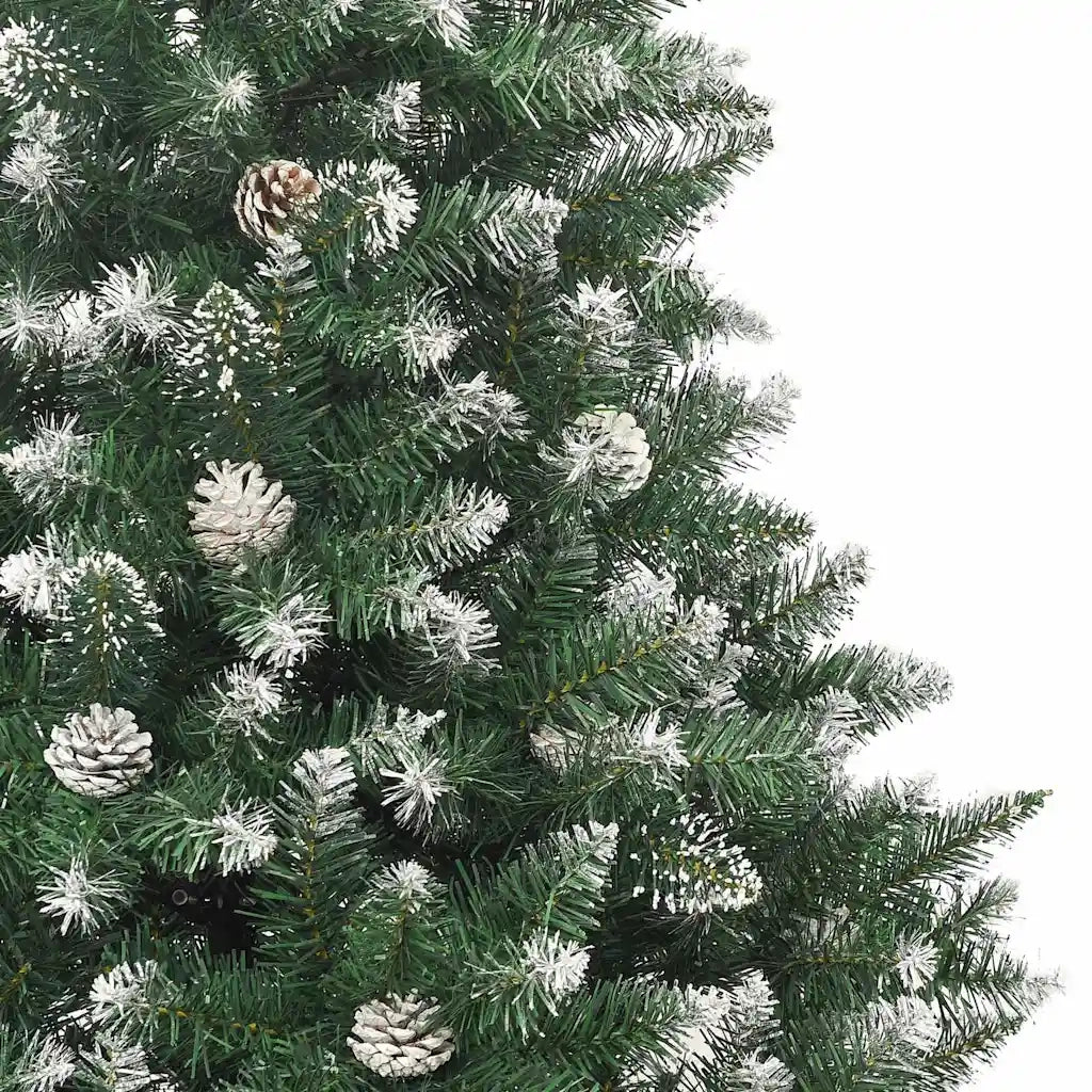 Albero di Natale Artificiale-Albero Natalizio con Base 180 cm PVC