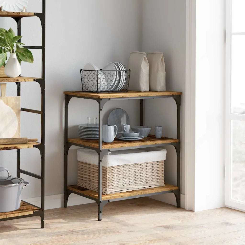 Carrello da Cucina Legno vecchio 60 x 41 x 76 cm 883008