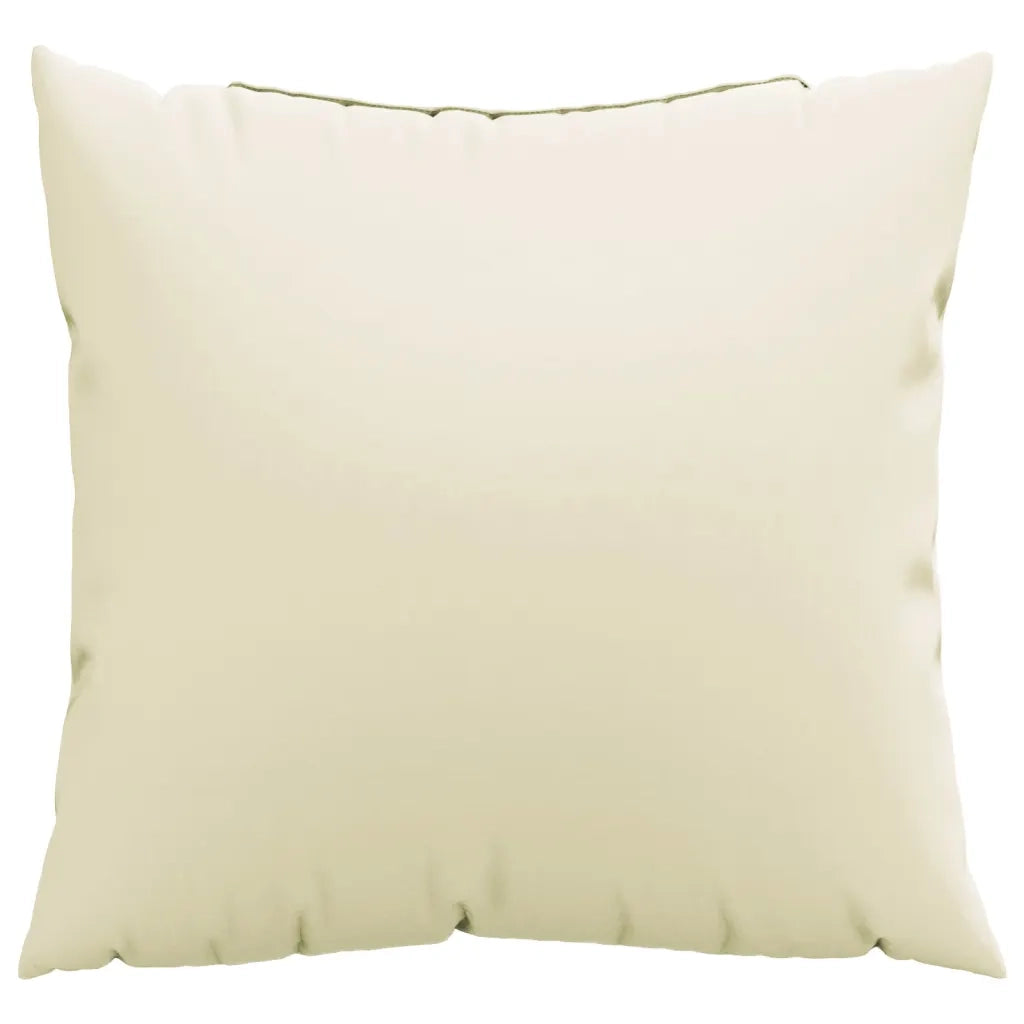 Cuscini per Divano 4 pz Crema 40x40 cm in Tessuto 360361
