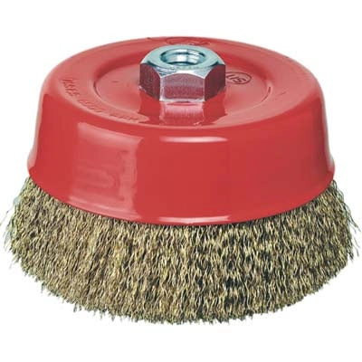 SPAZZOLA ACCIAIO A TAZZA + FILETTO PG - 485.40 MM  85 F.M14- 2 pezzi