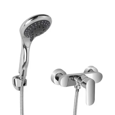 Set doccia da incasso completo di doccino e miscelatore monocomando Kreo