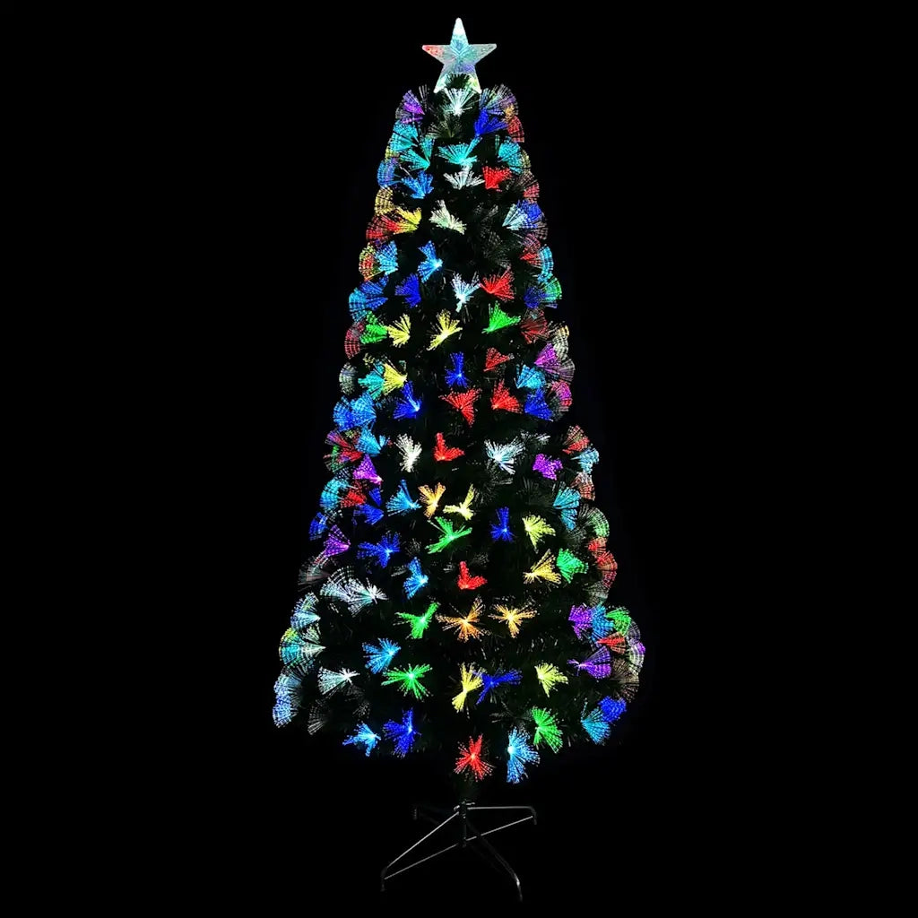 Albero di Natale artificiale con 250 LED Verde 210 cm PVC 42019345