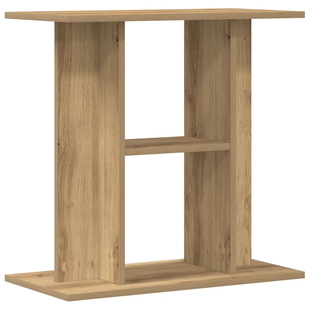 Supporto Acquario 60x30x60 cm Multistrato Rovere Artigianale 857271