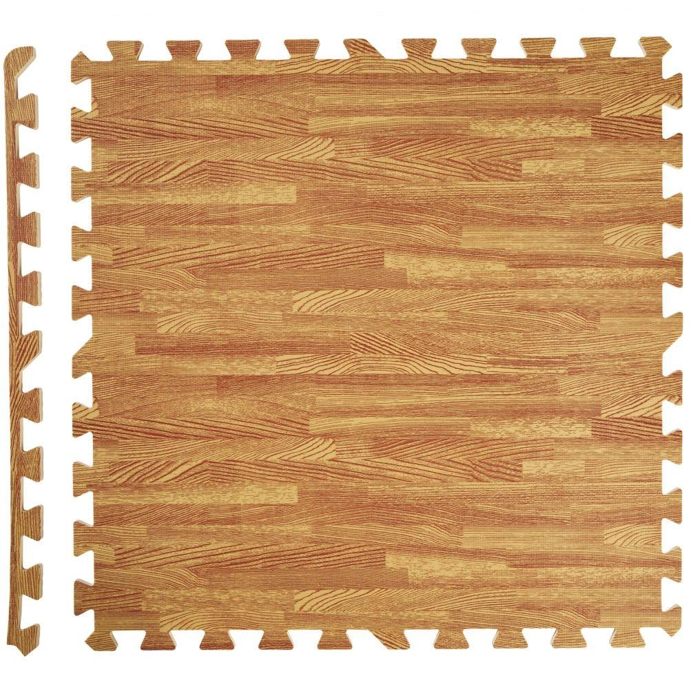 Set di 12 tappetini sportivi stampati in legno EVA con piastrelle quadrate 08_0000433