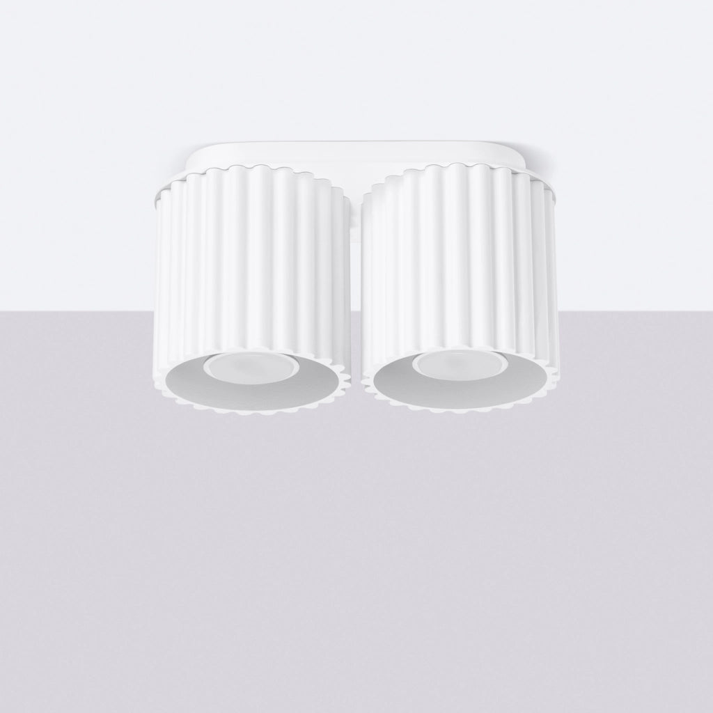 Lampada da soffitto AURA 2 bianco GU10