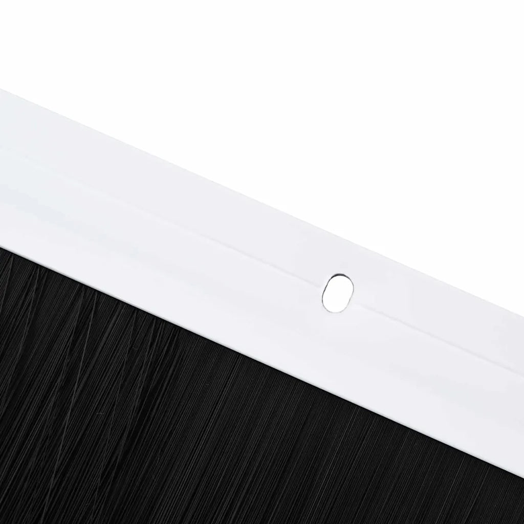Spazzole per porte a vite 12 pcs Bianco 100 cm 42019542