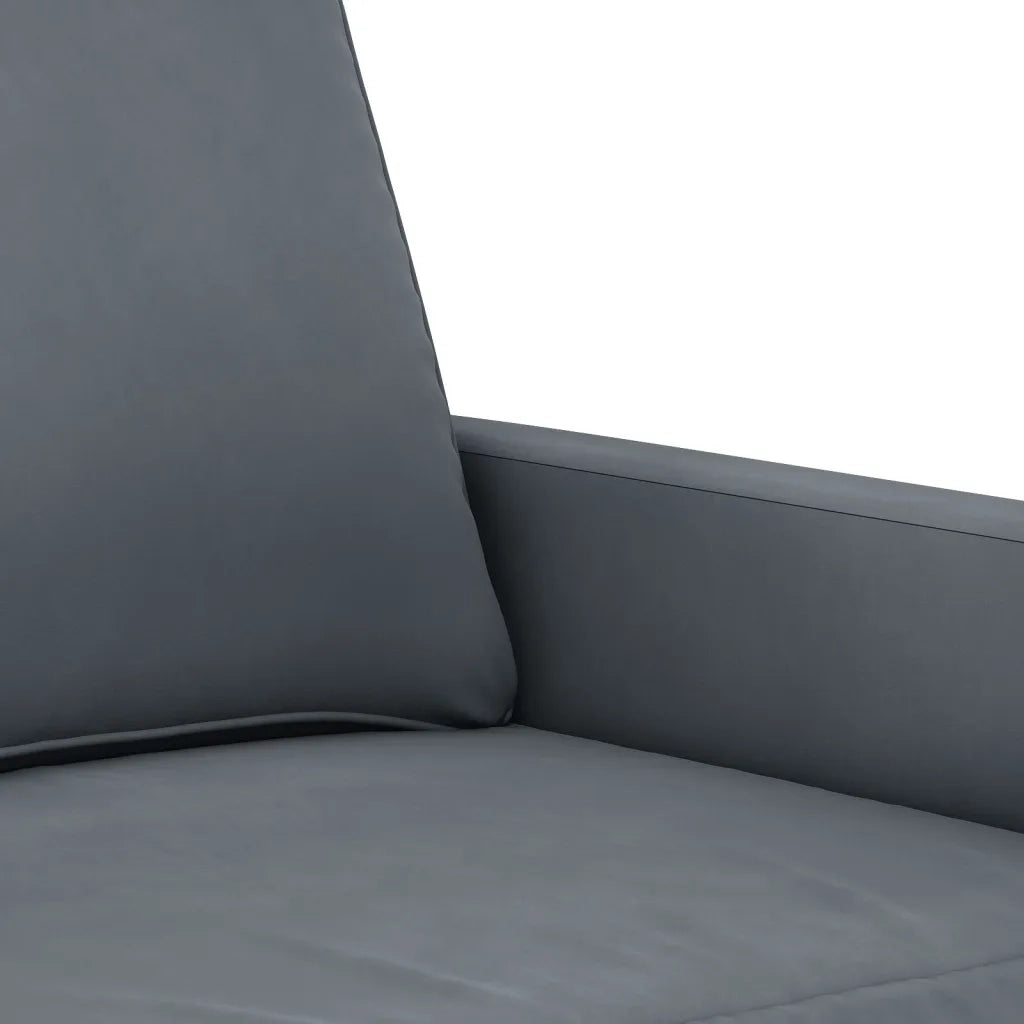 Set di Divani 4 pz Grigio Scuro in Velluto 3201945