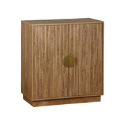 Credenza esotica a 2 ante, 80cm, effetto legno miele