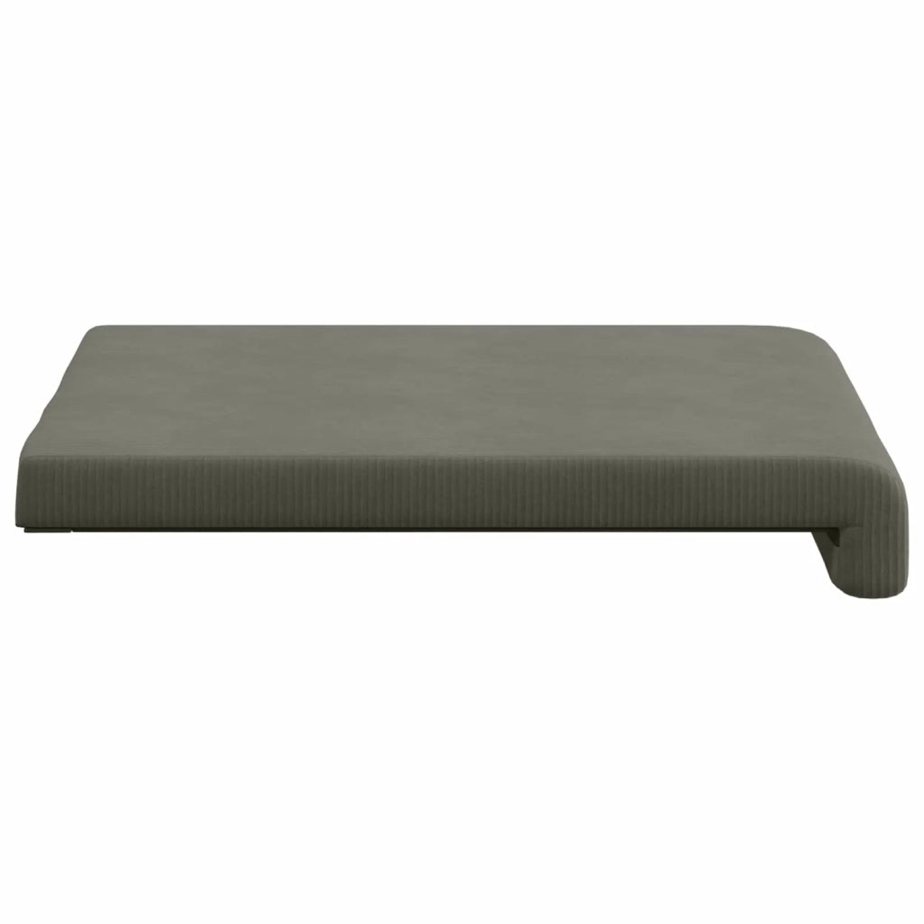 Cuscino per panchina 2 pcs corduroy Grigio Chiaro 42043058