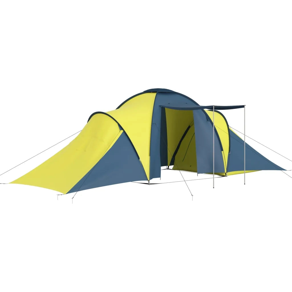 Tenda da campeggio | Tenda da campo per 6 Persone Blu e Giallo