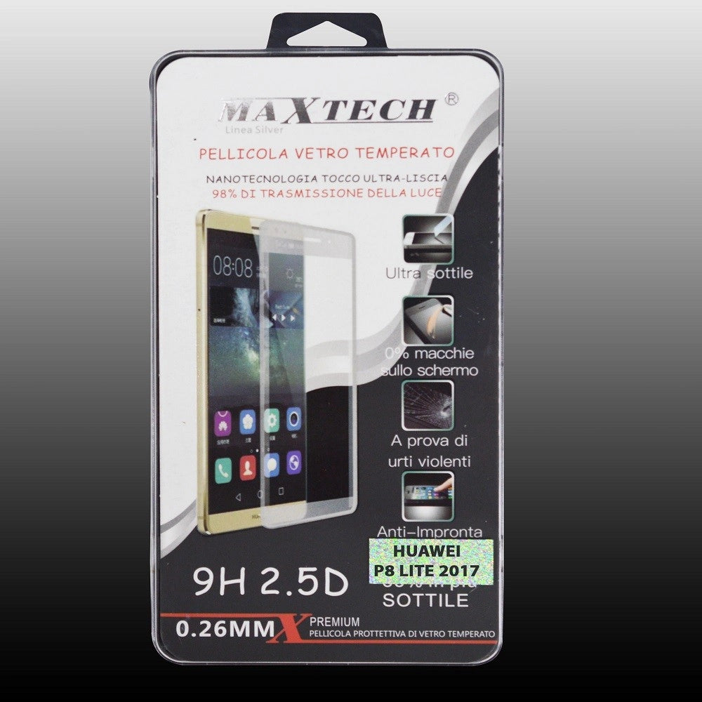 Trade Shop - Pellicola In Vetro Temperato Per Huawei P8 Lite 2017 Salva Display Maxtech P-p8 Lite 2017 -