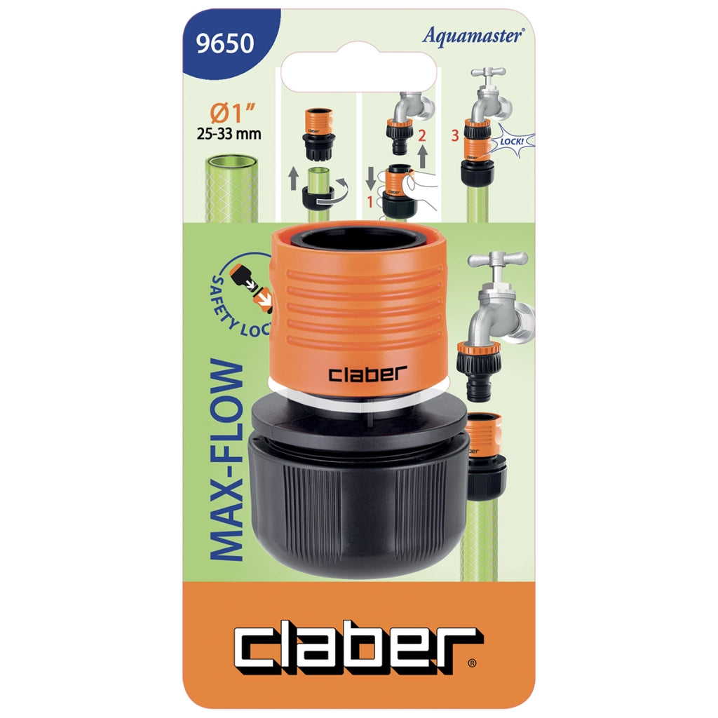 RACCORDO RAPIDO 1 MAX-FLOW  9650- 1,0 pz