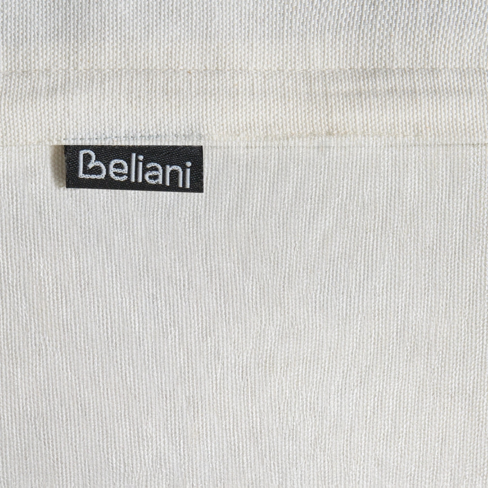 Set di 2 cuscini decorativi bianchi e beige in cotone e juta 45/30 x 45/50 cm Cuscino decorativo
