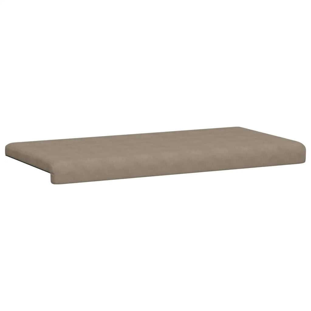 Cuscino per panchina Microfibra Tortora Profondità 35 cm 42043283