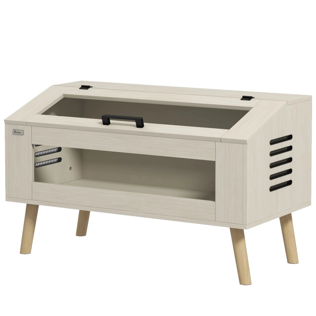 Terrario per Rettili ¨C Minimal ¨C 100x50x60 cm, Finestre in Vetro Temperato
