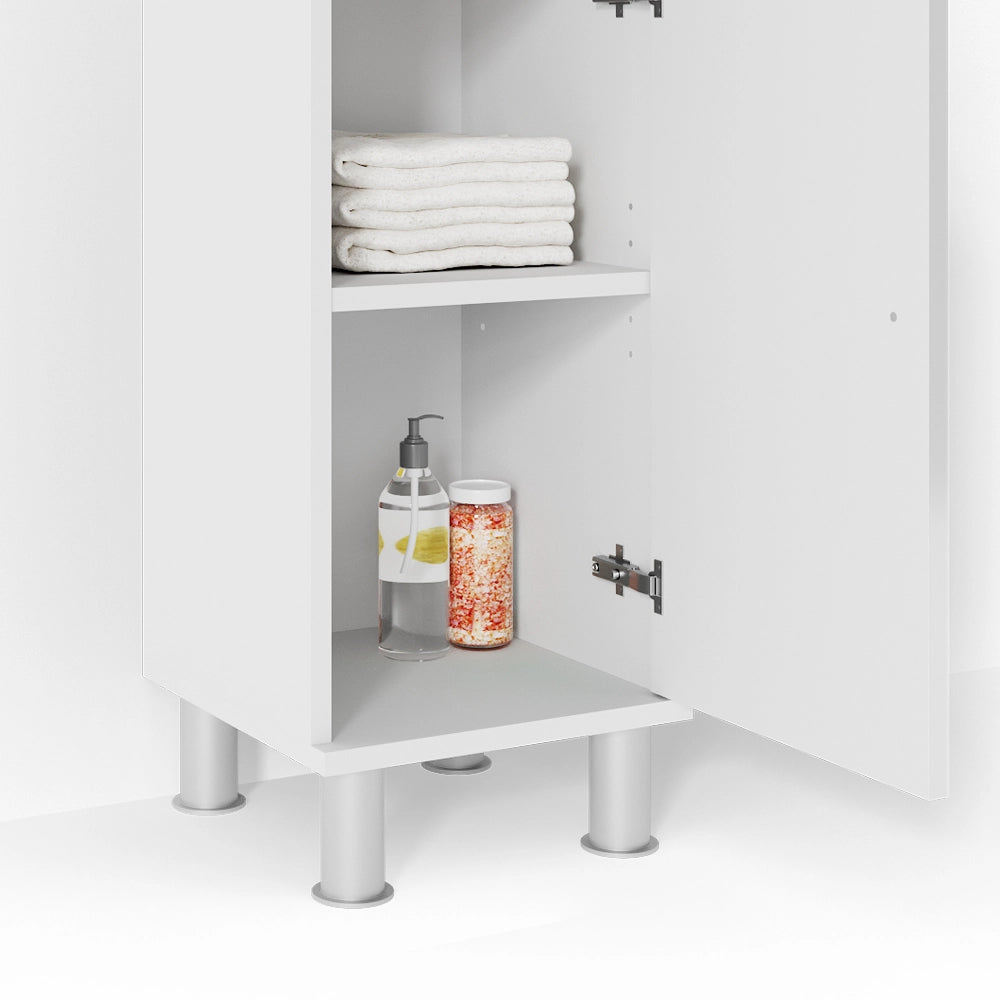 Vicco Set mobili bagno Bianco lucido 4 parti