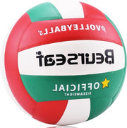 Volley pallino Soft Touch ufficiale, dimensione 5, per uso interno ed esterno - rosso/verde