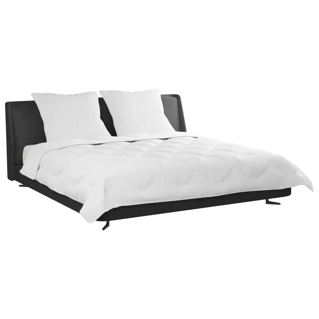 Piumone | Duvet con cuscino 3 pz Bianco Microfibra