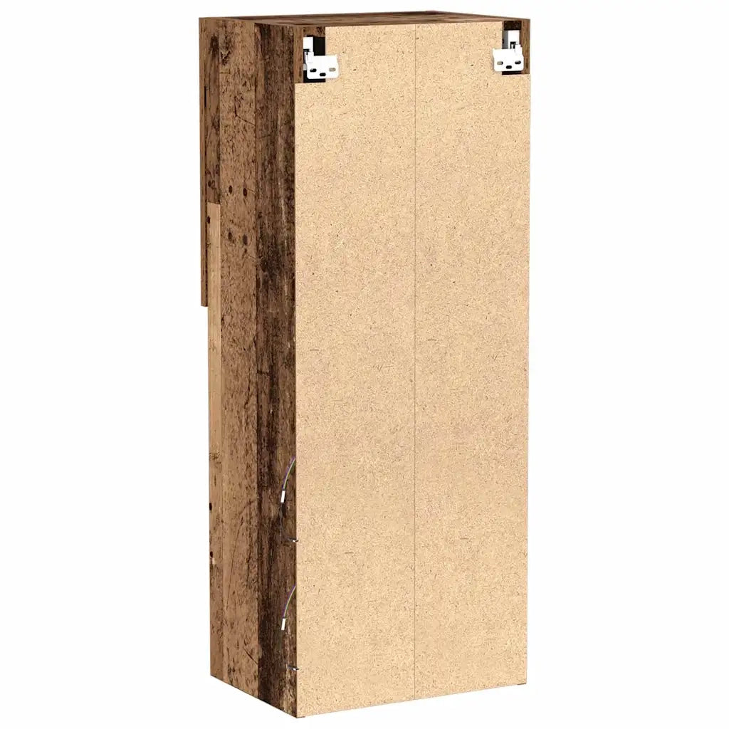 Set mobile TV con LED Legno vecchio 40,5 x 30 x 102 cm 863087