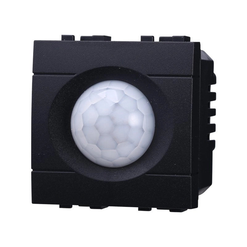 Sensore Movimento PIR Timer 2P 2M Colore Nero Compatibile Con Bticino Living International