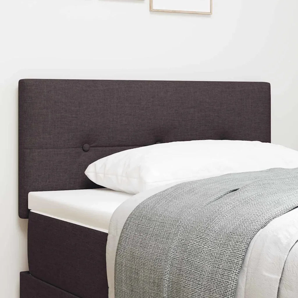 Testiera | Testata LED con strisce LED Marrone Scuro 100 cm Tessuto