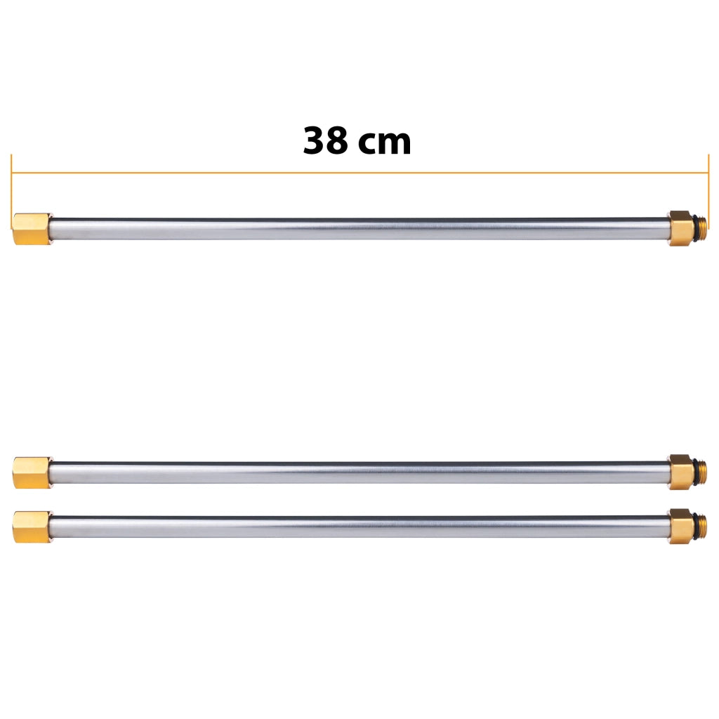 Set di Lance e Ugelli per Idropulitrice – 7 Lance (6 Dritte + 1 a 90°) + 6 Ugelli, Pressione Max 250 Bar