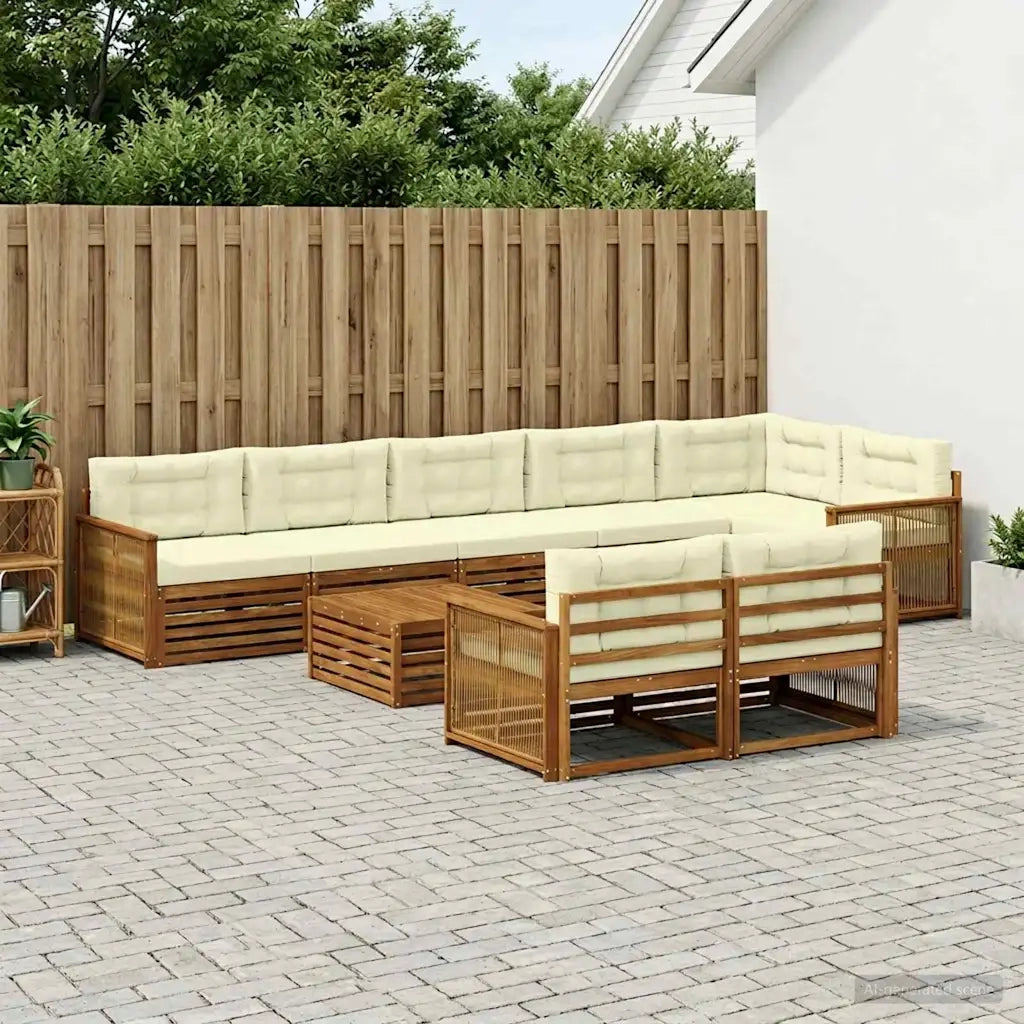 Set di divani da esterno con cuscino 9 pcs 3383538