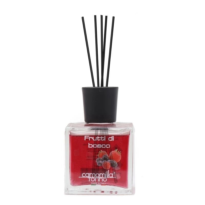 CAMOMILLA TORINO DIFFUSORE AMBIENTE CON BASTONCINI AI FRUTTI DI BOSCO DA 100 ML