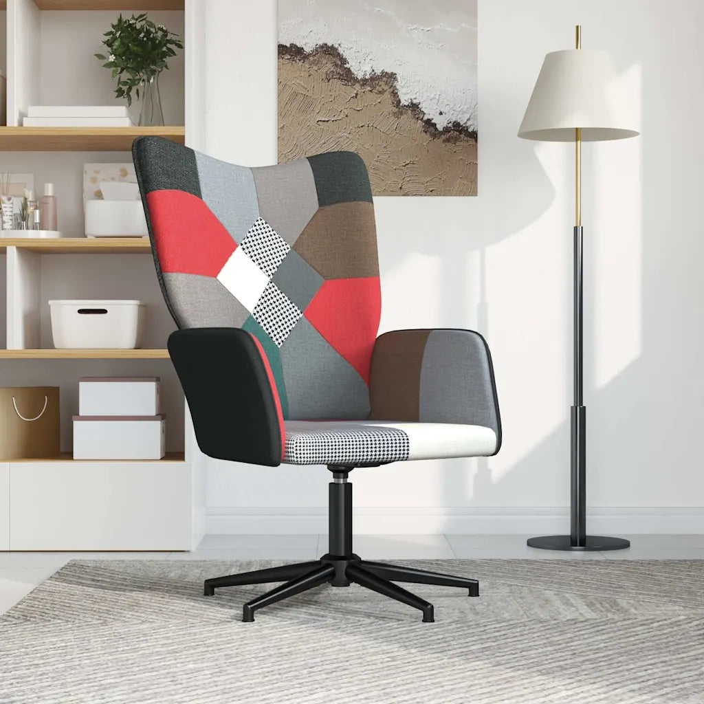 Poltrona | Sedia Relax in Tessuto Patchwork