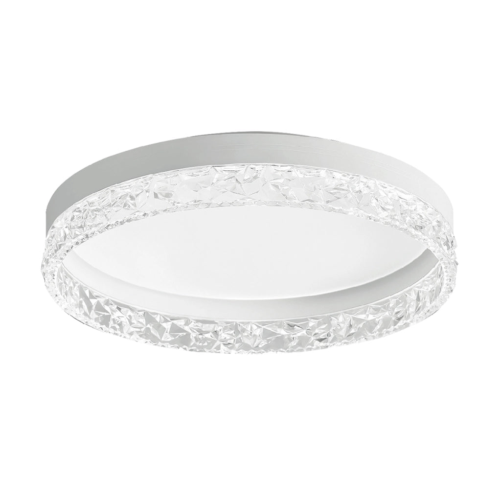Plafoniera LED 58W bianca rotonda Ø50cm CCT telecomando