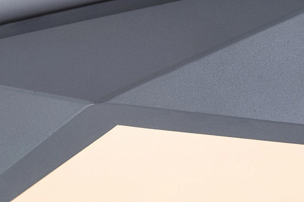 Plafoniera pentagonale LED 30W grigia Rabalux Raffa