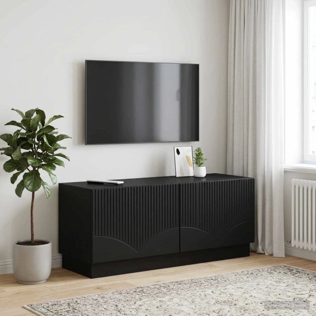 Mobile TV Nero Legno ingegnerizzato 897336