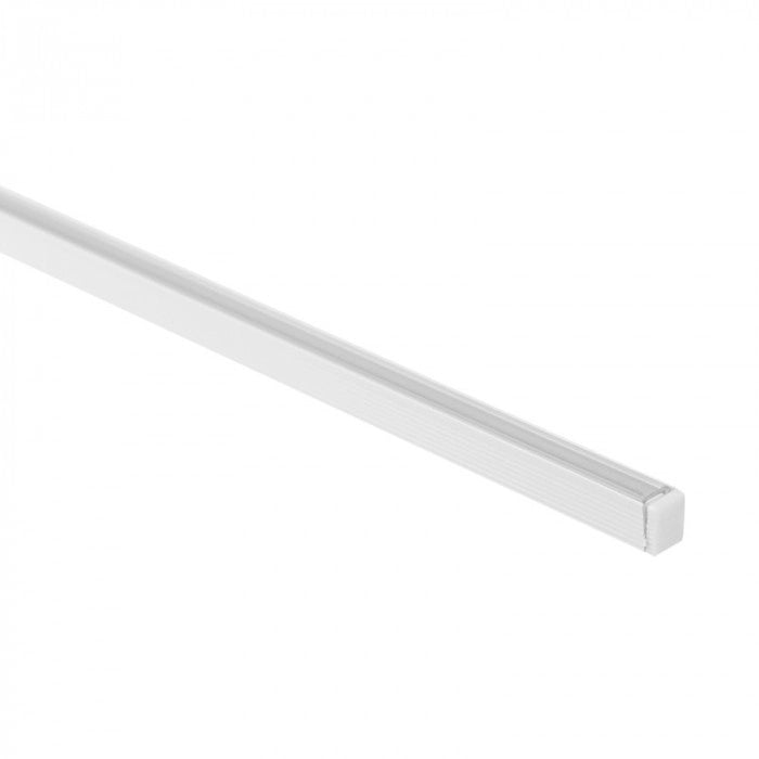 Profilo LED NW02 superficie bianco, trasparente 2m Ecolight