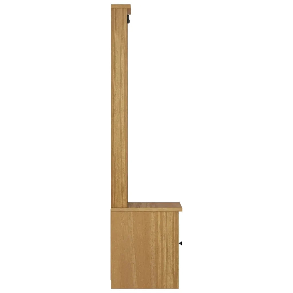 Albero da Ingresso SANDNES 45x40x159,5 cm in Legno di Pino 4010485