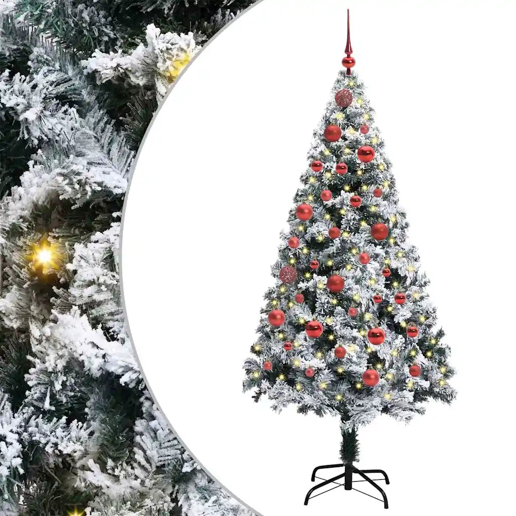 Albero di Natale artificiale con 150 LED Bianco 150 cm 3396949