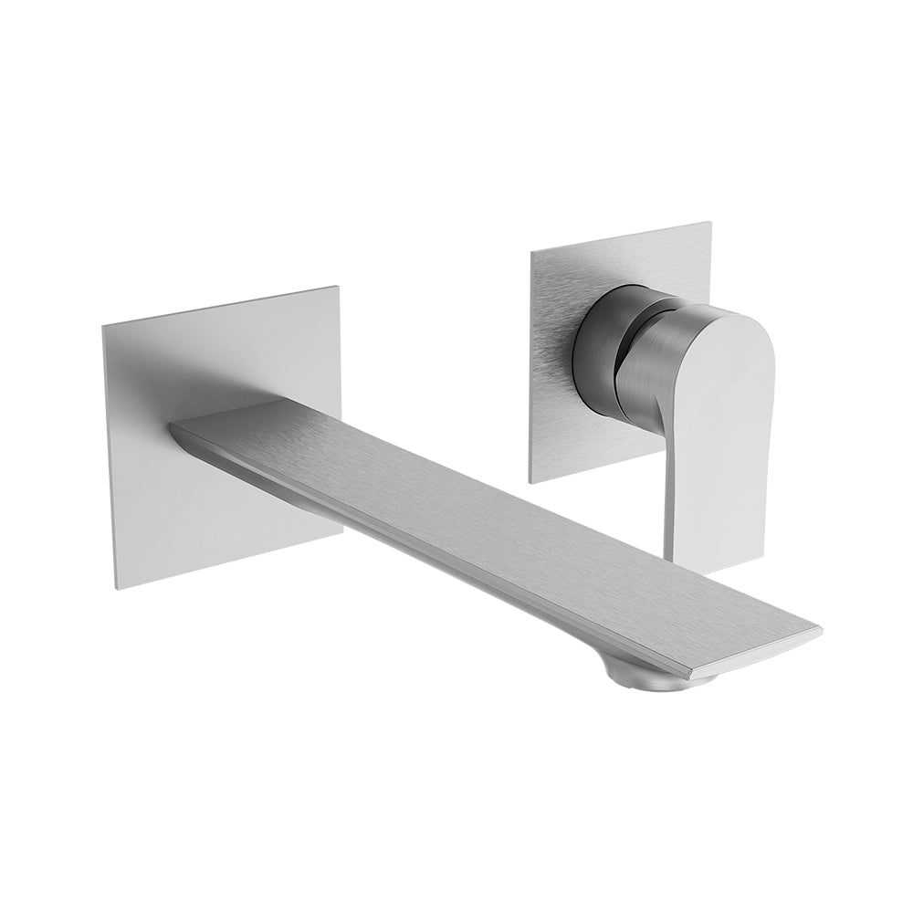 Miscelatore lavabo ad incasso nickel spazzolato | Rita
