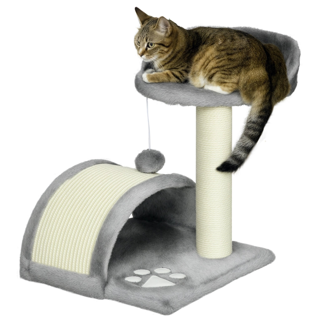 Casetta per Gatti con Poste e Piattaforme ¨C Zephmum ¨C Grigio 35.5x37x46 cm