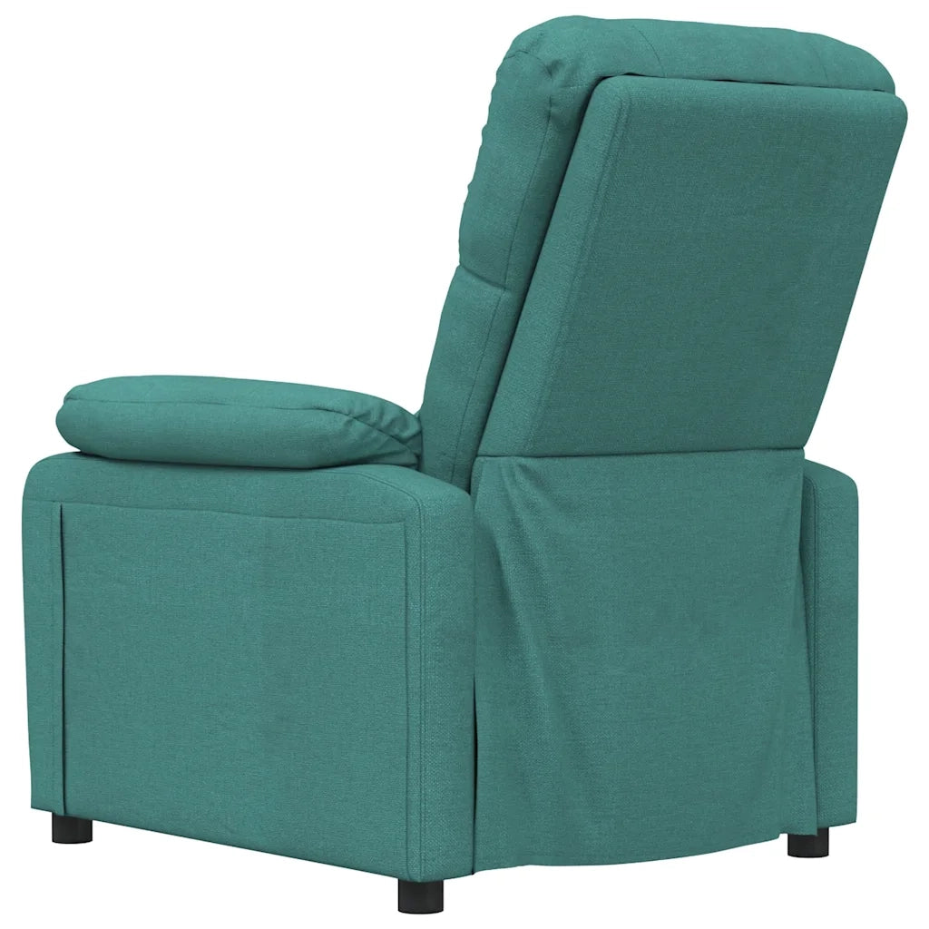 Poltrona Reclinabile in Tessuto Verde Scuro 348281