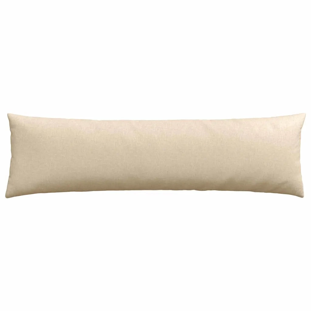 Cuscini da Divano 2 pcs Crema 145 x 40 cm Tessuto 42013832