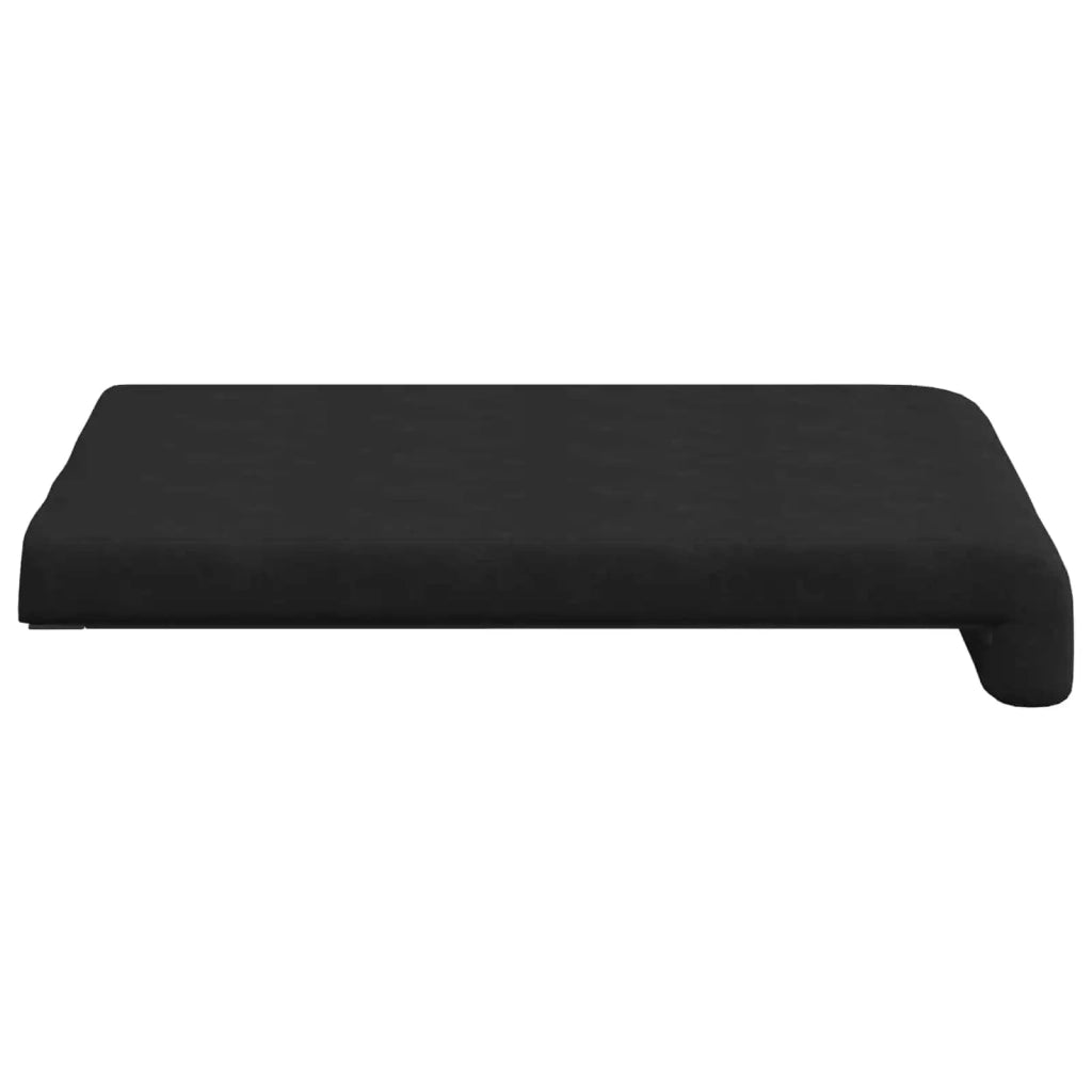 Cuscino per panchina 4 pcs Microfibra Nero Profondità 35 cm 42043132
