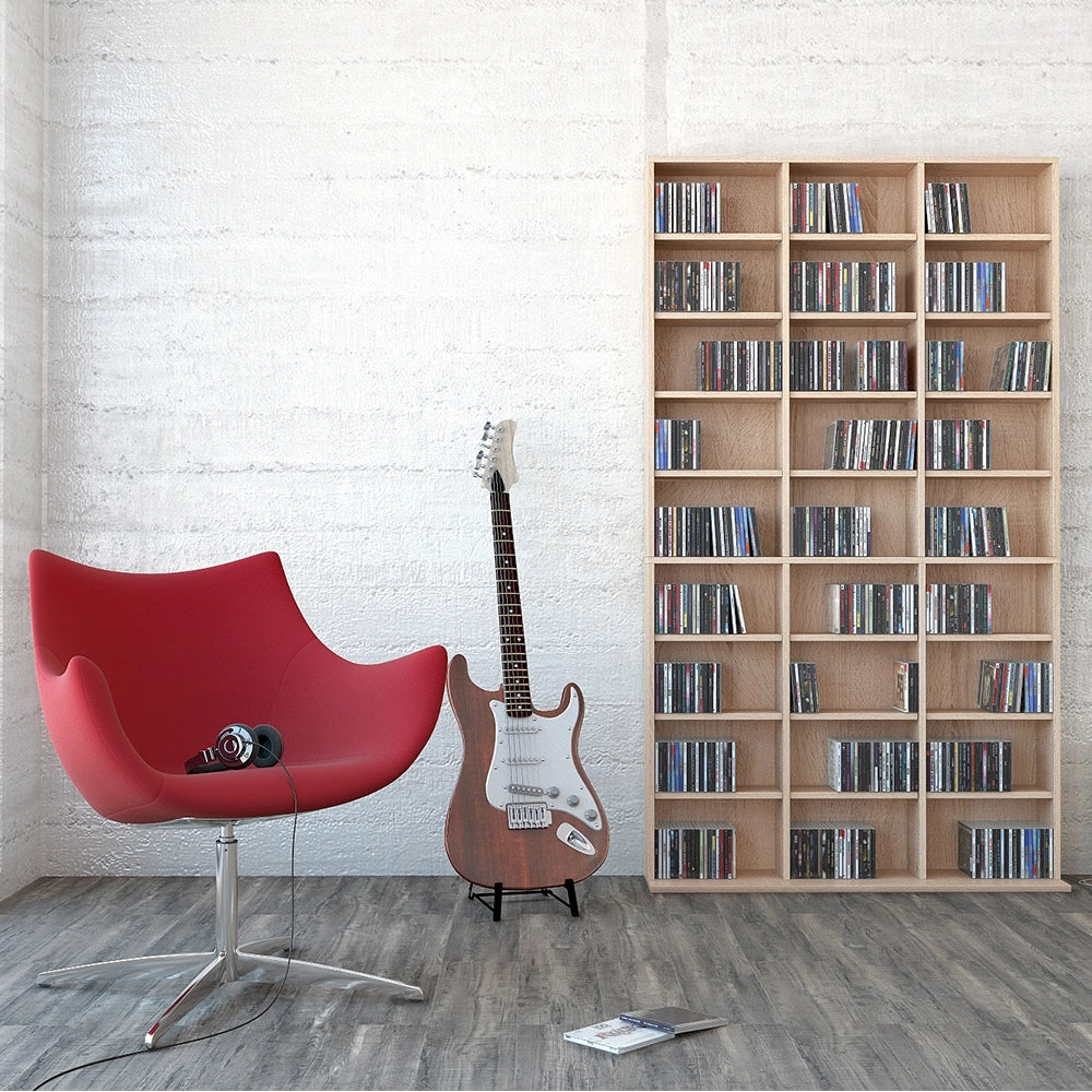 Vicco Scaffale porta cd Sonoma 102 x 178 cm