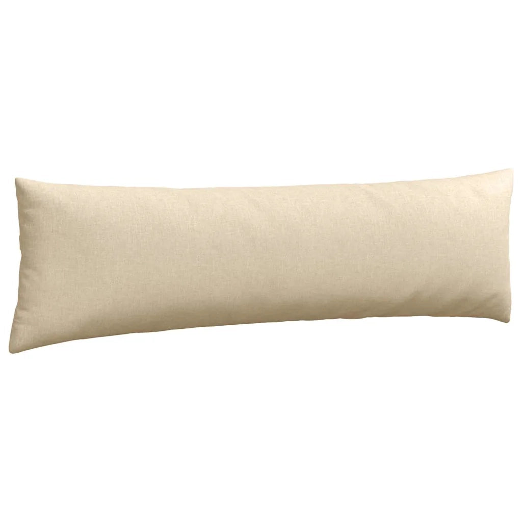 Cuscini da Divano 2 pcs Crema 145 x 40 cm Tessuto 42013832