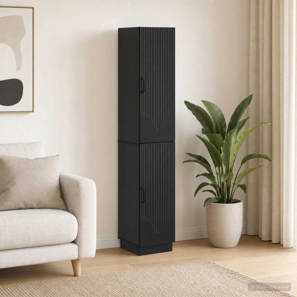 Set di armadi 2 pz Nero Legno ingegnerizzato 3416791