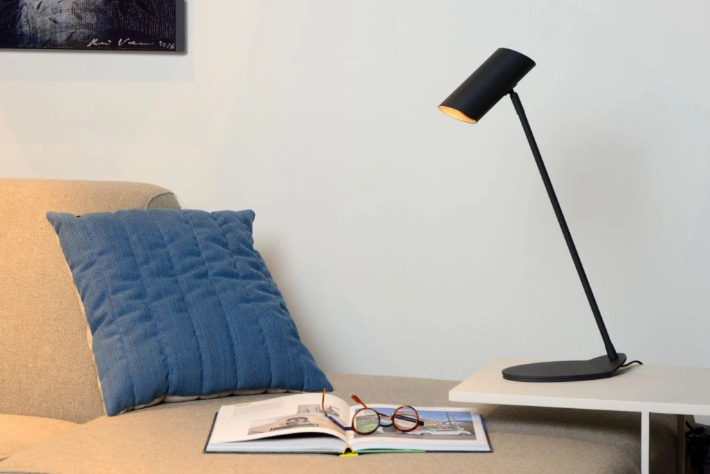 Lampada scrivania Lucide Hester GU10 7W nero antracite