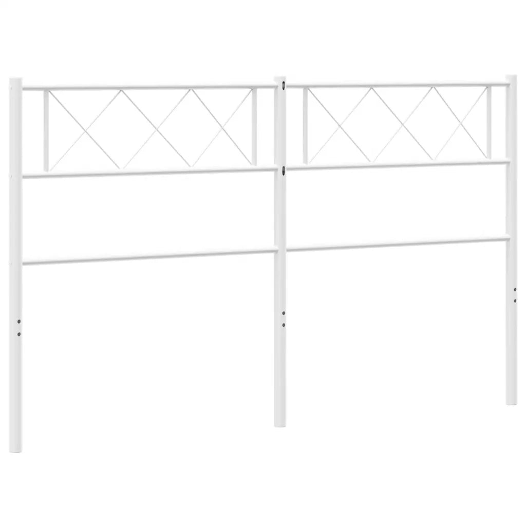 Testiera di Ricambio in Metallo Bianco 150 cm 372360