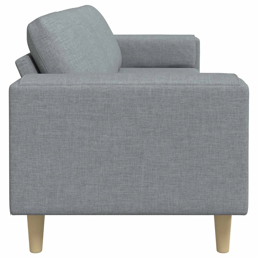 Divano per Soggiorno Grigio chiaro 250 x 77 x 76 cm Poliestere 3335081