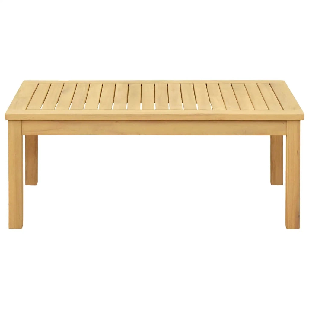 Tavolino da salotto Acacia chiaro 90 x 50 x 36 cm 42026784