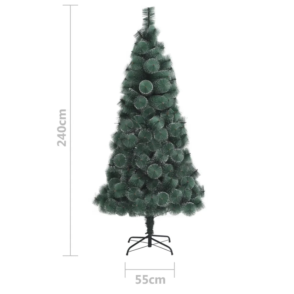 Albero di Natale Artificiale con Supporto Verde 240 cm PET 328486