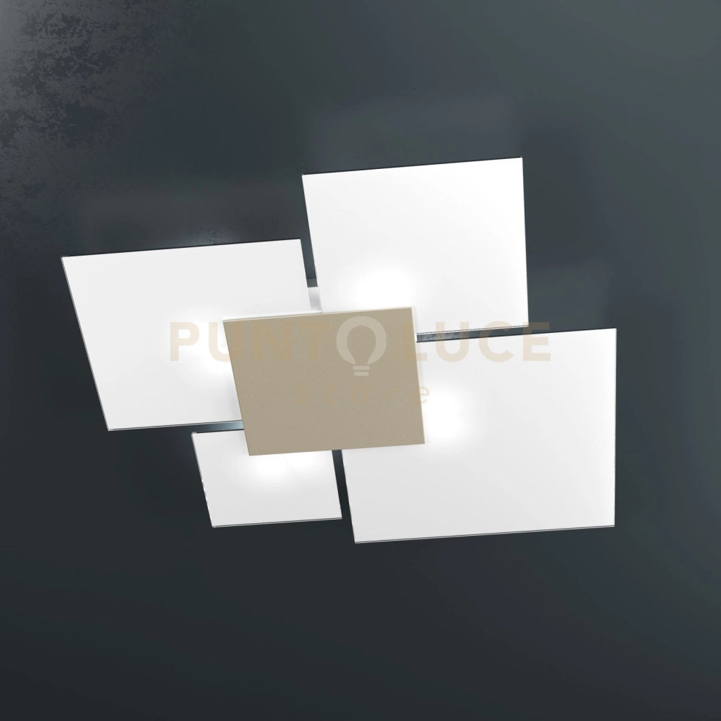UPGRADE-90 APPLIQUE-PLAFONIERA 4 LUCI SABBIA 1148-90-SA